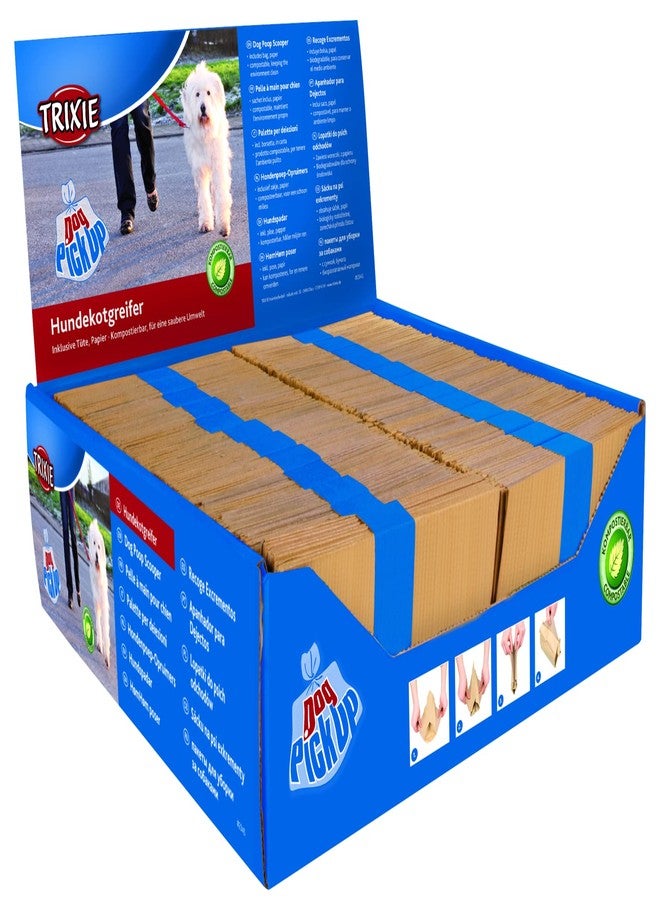 تريكسي: - مجرفة فضلات الكلاب | مصنوعة من مواد قابلة للتحلل الحيوي لجمع فضلات جروك | مانعة للتسرب وسهلة الاستخدام بفضل المقابض، تمنع الفوضى غير المرغوب فيها - 10 قطع - Image 2